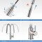 Kibi Circular Single Handle Pull Down Kitchen Faucet KKF2013BN - alternate 10